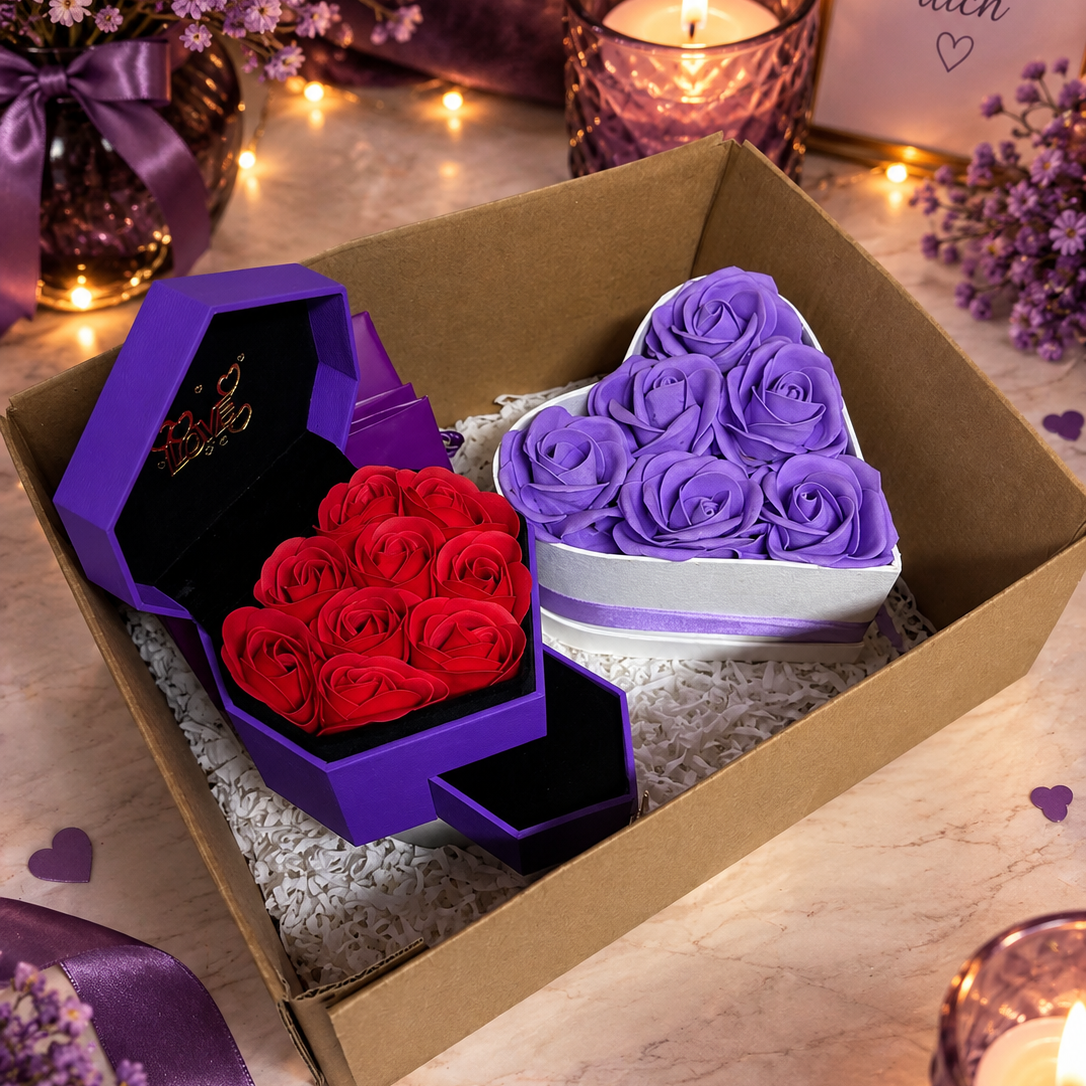 Herzensgeschenk Violett
