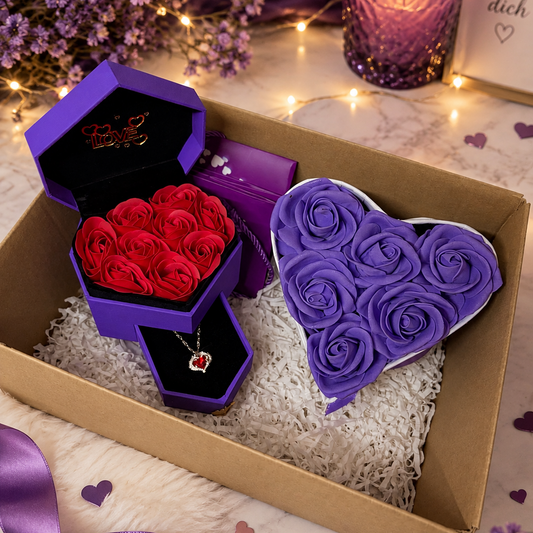 Herzensgeschenk Violett