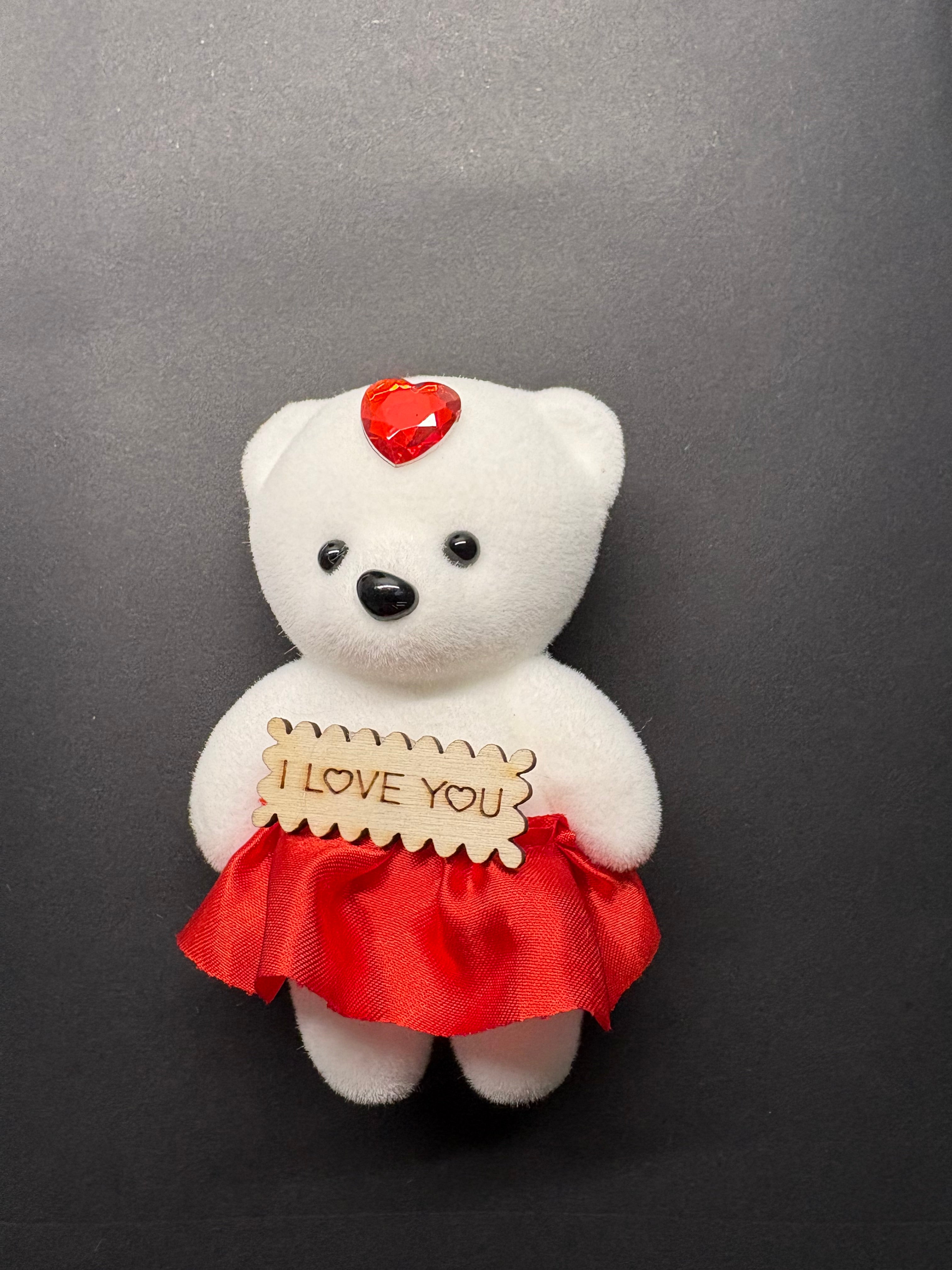Strauß Geschenkbox mit Teddybär