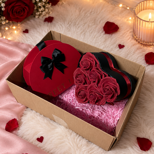 Geschenkset in Rot
