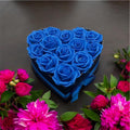 Blue Aura - Handgefertigtes Herzförmiges Geschenkbox